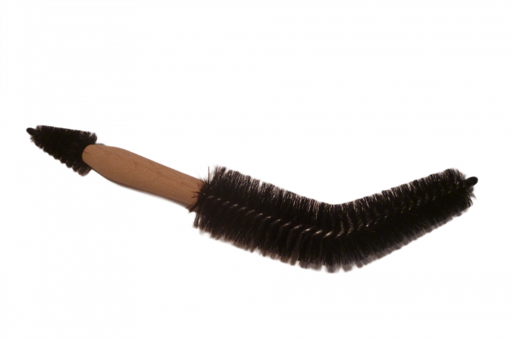 Felgenbürste mit Holzgriff