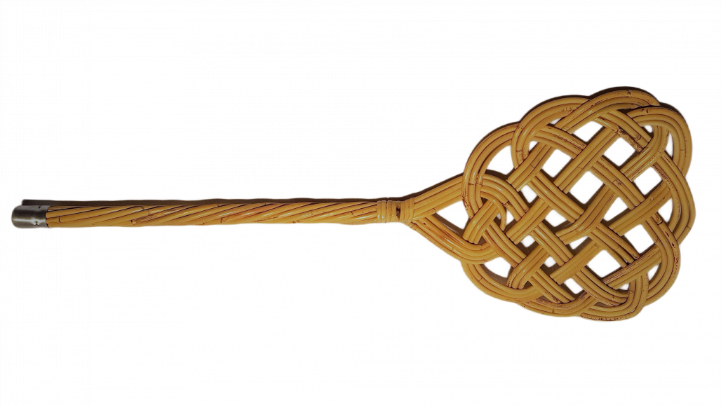 Teppichklopfer aus hochwertigem Manilarohr