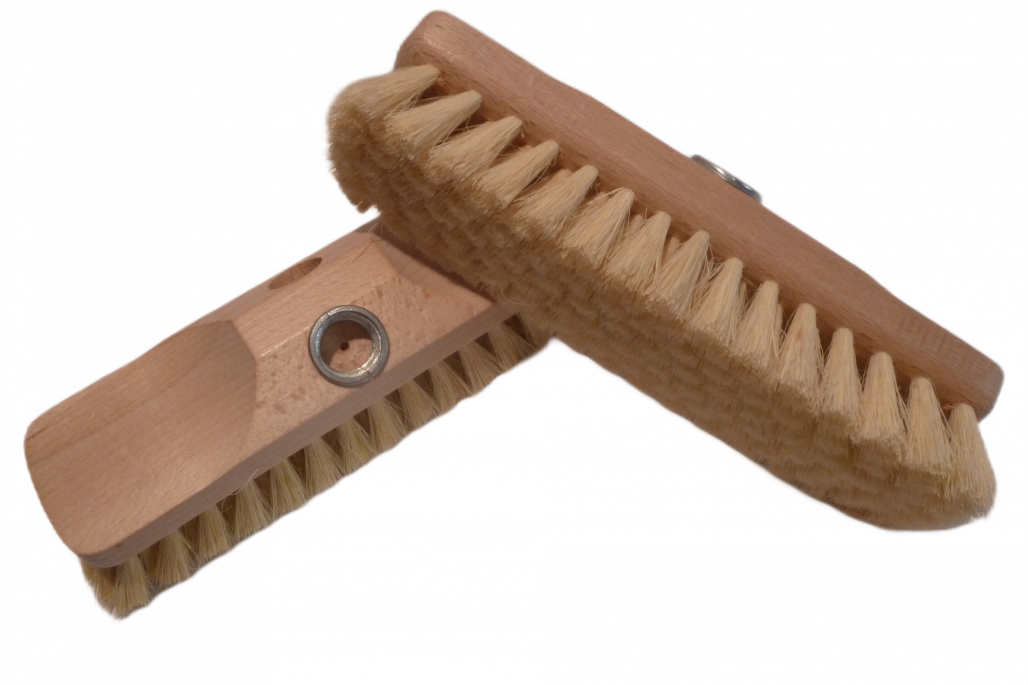 Schrubber Fibre 22 cm mit Gewinde und Stielloch Schrubber Fibre 22 cm mit Gewinde und Stielloch