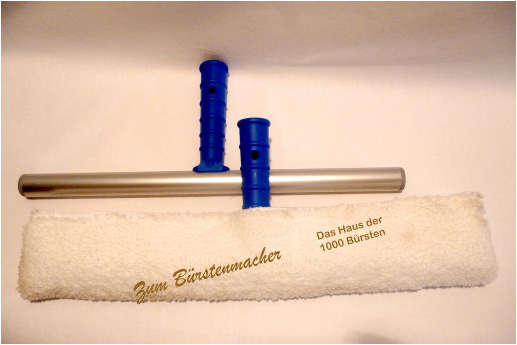 Fensterwischer mit abnehmbaren Baumwollbezug