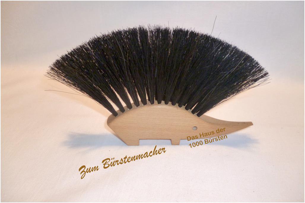 Tischbesen Igel mit Roßhaar