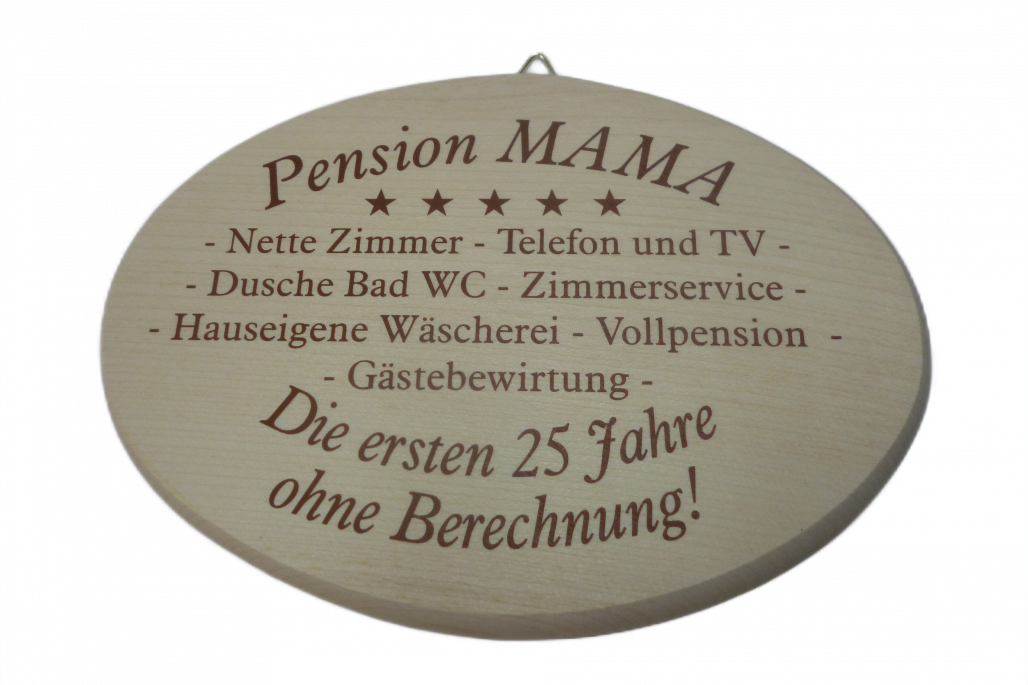 Spruchbrett: Pension Mama Spruchbrett: Pension Mama