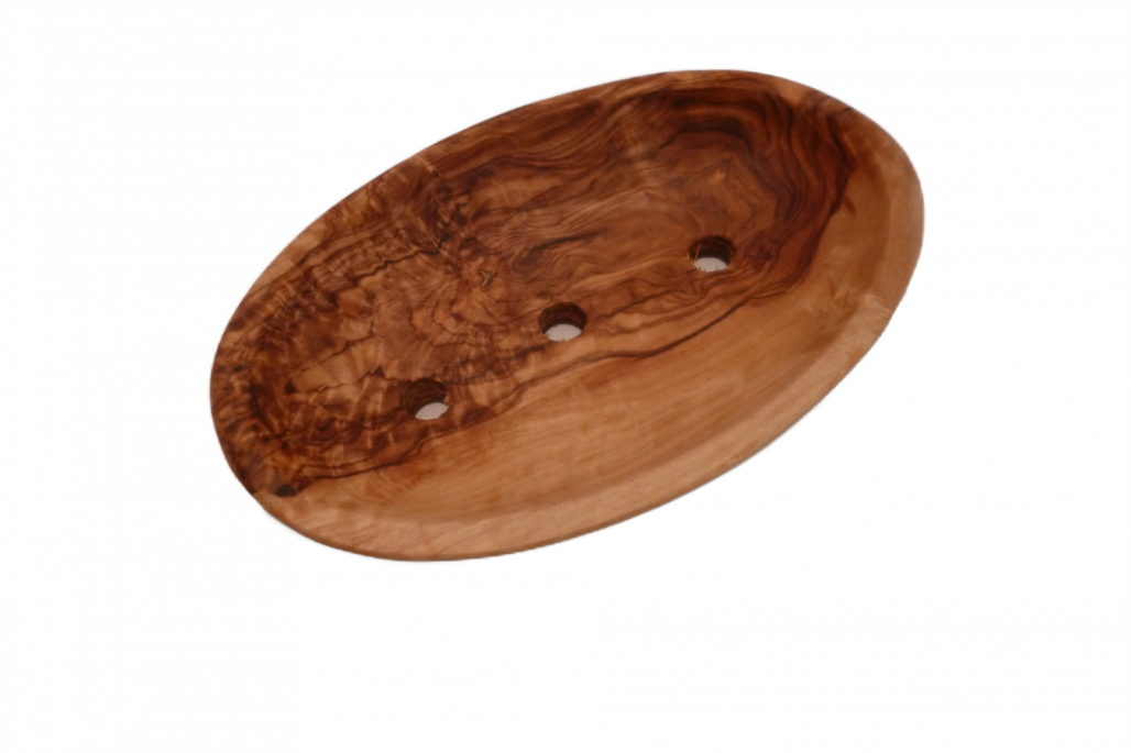 Seifenschale aus Olivenholz Seifenschale aus Olivenholz
