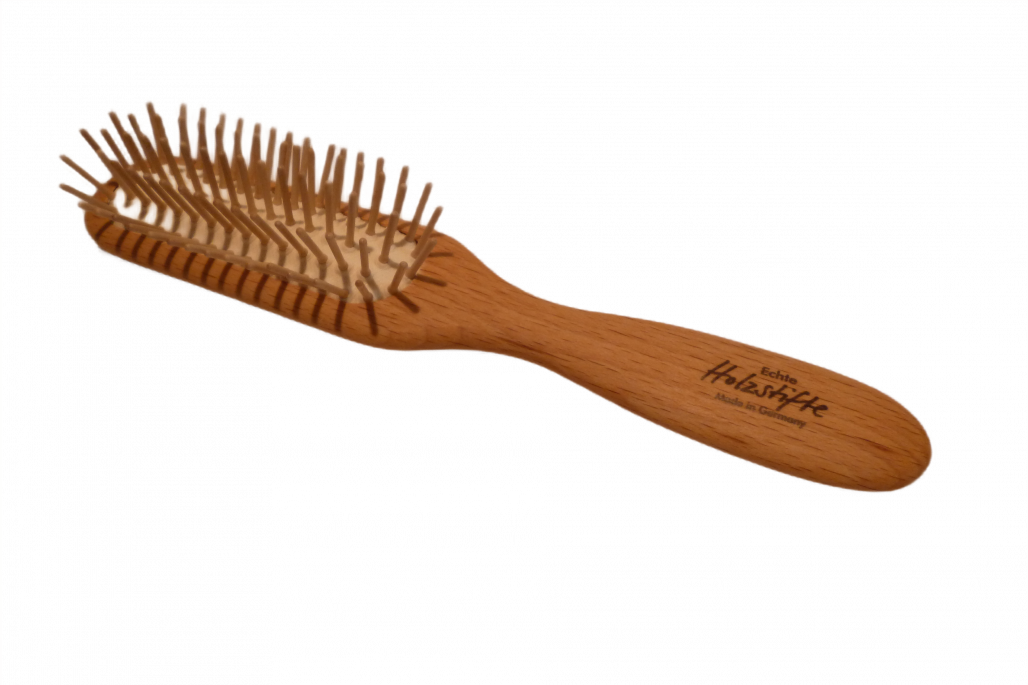 Haarbürste mit Holzstiften, schmal