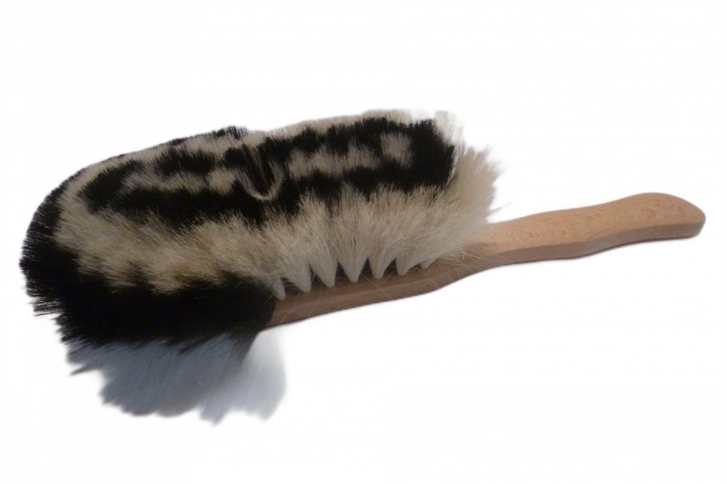 Handfeger aus Ziegenhaar