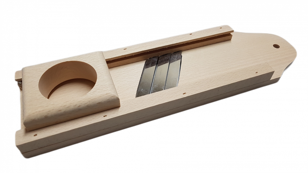 Gurkenhobel mit Restehalter