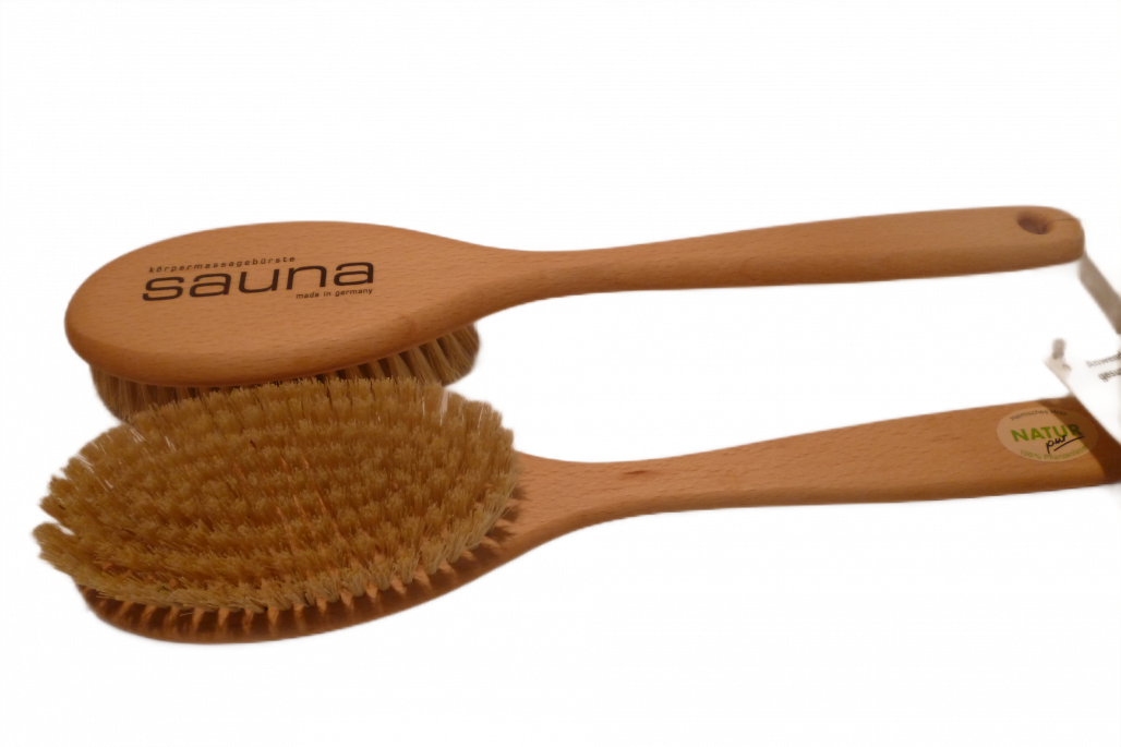 Saunabürste mit Naturborsten