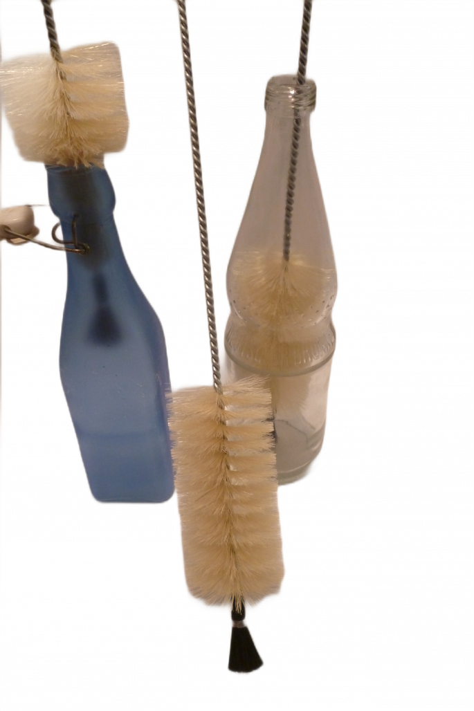 Flaschenbürste Naturborste mit Schopf Flaschenbürste Naturborste mit Schopf