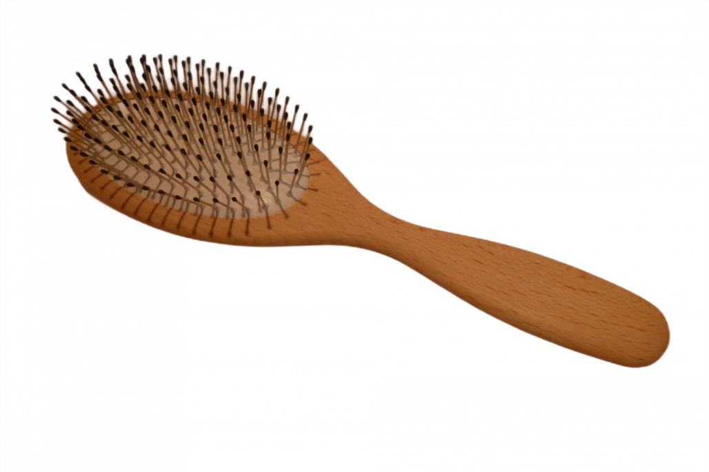 Haarbürste Drahtstifte mit Noppen, groß
